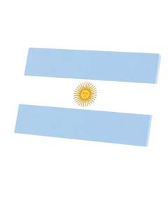 Tableau Décoratif  Drapeau Argentine Argentina Football Sport Equipe National (64 cm x 40 cm)