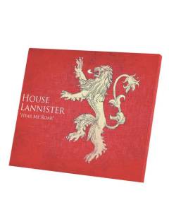 Tableau Décoratif  Game Of Thones Maison Lannister Hear Me Roar Series Fantasy (71 cm x 60 cm)