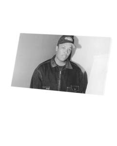 Tableau Décoratif  Dr Dre Rap Hip Hop Producer Star Photo Vintage (71 cm x 40 cm)