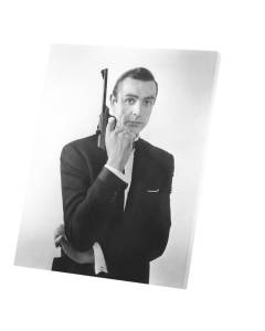 Tableau Décoratif  Photo de Star Célébrité Sean Connery as James Bond Acteur Vieux Cinéma Original  (30 cm x 37 cm)