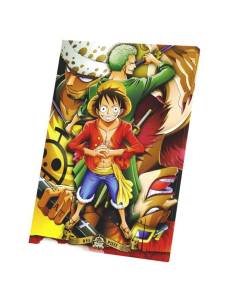 Tableau Décoratif  One Piece Luffy Tragalga Zoro Pirates Manga (30 cm x 42 cm)