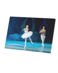 Tableau Décoratif  Ballet Etoile en Tutu Sur Pointe Danse Classique (90 cm x 60 cm)
