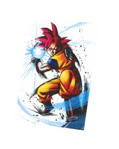 Tableau Décoratif  Dragon Ball Super Goku Go Kamehame (30 cm x 42 cm)