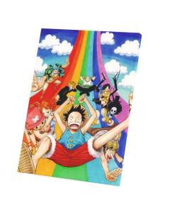 Tableau Décoratif  One Piece Luffy Manga Arc En Ciel (30 cm x 41 cm)