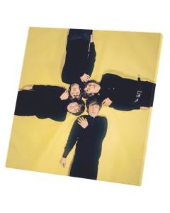 Tableau Décoratif  The Beatles Hampstead Studio Pop Vintage Photo 1965 (30 cm x 31 cm)