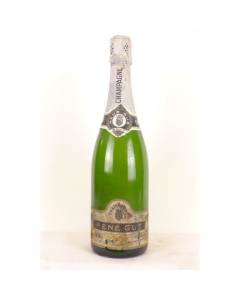 champagne rené gué blanc de blanc brut (non millésimé années 1970 à 1980) pétillant années 70 - champagne