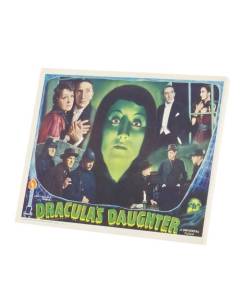 Tableau Décoratif  Vieille Affiche Française de Film La fille de Dracula Rétro Poster Cinéma Vintage  (38 cm x 30 cm)