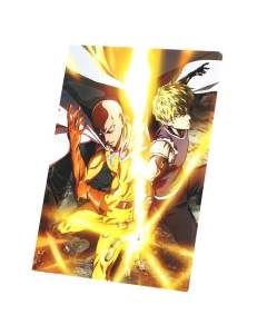 Tableau Décoratif  One Punch Man Saitama Genos Manga (60 cm x 85 cm)