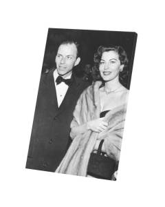 Tableau Décoratif  Photo de Stars Célébrités Ava Gardner et Frank Sinatra Acteurs Vieux Cinéma Original 2  (30 cm x 45 cm)