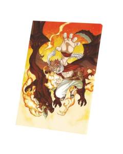 Tableau Décoratif  Fairy Tail Natsu Et Ignir Dragon Slayer (40 cm x 56 cm)