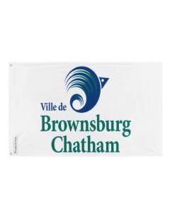 Drapeau Brownsburg-Chatham 192x288cm en polyester