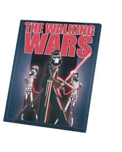 Tableau Décoratif  Walkingwars Starwars The Walking Dead Tv Shos Fun (30 cm x 36 cm)