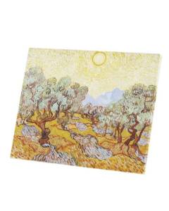 Tableau Décoratif  Van Gogh Oliviers Peinture Post-Impressionnisme (37 cm x 30 cm)