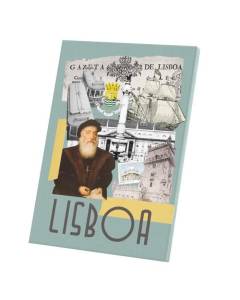 Tableau Décoratif  Lisboa Collage Lisbonne Portugal Voyage Tourisme (30 cm x 42 cm)