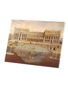 Tableau Décoratif  Chateau de Versaille Peinture Ancienne Renaissance Paris (40 cm x 30 cm)