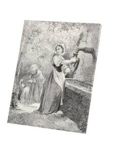 Tableau Décoratif  Les fees Conte Illustration Gustave Dore Gravure (30 cm x 38 cm)