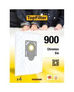 Lot de 4 sacs aspirateur pour EIO et Chromex TopFilter Premium ref. 64900