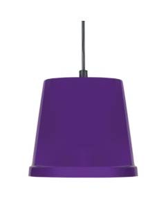 TOSEL Suspension 1 lumière - luminaire intérieur - acier Violet - Style inspiration nordique - H74cm L15cm P15cm