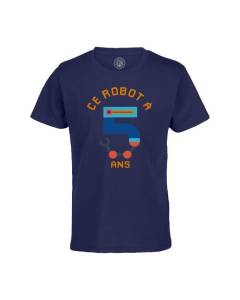 T-shirt Enfant Bleu Ce Robot À 5 Ans Anniversaire Celebration Enfant Cadeau