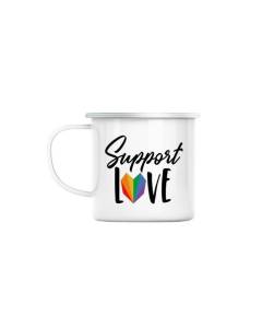 Mug en Métal Emaillé LGBTQ+ Gay Lesbien