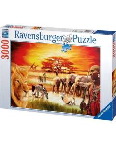 Puzzle 3000 pièces - La fierté du Massaï - Ravensburger - Paysage et nature - Mixte - Adulte