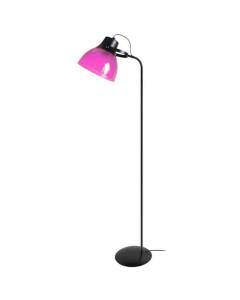 TOSEL Lampadaire liseuse 1 lumières - luminaire intérieur - plastique rose - Style pop color - H150cm L29cm P29cm