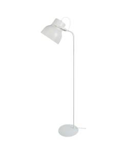 TOSEL Lampadaire liseuse 1 lumières - luminaire intérieur - acier blanc ivoire - Style inspiration nordique - H150cm L29cm P29cm