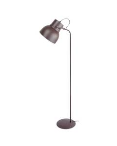 TOSEL Lampadaire liseuse 1 lumières - luminaire intérieur - acier marron - Style inspiration nordique - H150cm L29cm P29cm