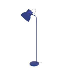 TOSEL Lampadaire liseuse 1 lumières - luminaire intérieur - acier bleu marine - Style inspiration nordique - H150cm L29cm P29cm