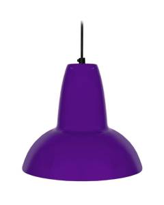 TOSEL Suspension 1 lumière - luminaire intérieur - acier Violet - Style inspiration nordique - H89cm L30cm P30cm