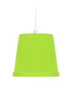TOSEL Suspension 1 lumière - luminaire intérieur - acier vert - Style inspiration nordique - H74cm L15cm P15cm