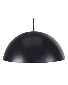 TOSEL Suspension 1 lumière - luminaire intérieur - acier noir - Style inspiration nordique - H78cm L42,5cm P42,5cm