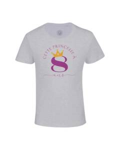 T-shirt Enfant Gris Cette Princesse À 8 AnsAnniversaire Celebration Enfant Cadeau
