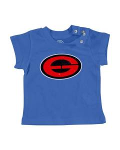 T-shirt Bébé Manche Courte Bleu Elastigirl - The Incredibles Super Héros BD Film Geek