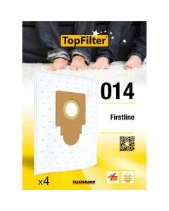 Lot de 4 sacs aspirateur pour Firstline TopFilter Premium ref. 64014