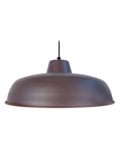 TOSEL Suspension 1 lumière - luminaire intérieur - acier marron - Style inspiration nordique - H75cm L32cm P32cm