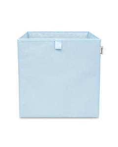 Boîte de rangement coloris bleu clair, compatible avec l'étagère IKEA KALLAX Lifeney ref. 833126
