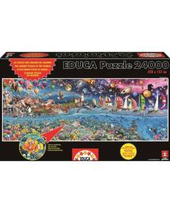 Puzzle La Vie 24000 Pièces - EDUCA - Tableaux et peintures - Multicolore - Adulte