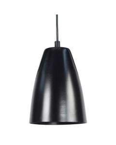 TOSEL Suspension 1 lumière - luminaire intérieur - acier noir - Style inspiration nordique - H78cm L15cm P15cm