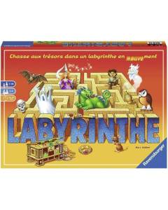 Labyrinthe - Ravensburger - Jeu de société famille - Chasse au trésor dans un labyrinthe en mouvement - Dès 7 ans