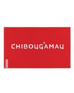 Drapeau Chibougamau 192x288cm en polyester