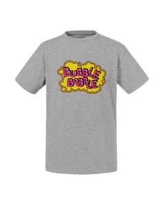 T-shirt Enfant Gris Bubble Bobble Jeux Vidéo Retro Gaming Vintage
