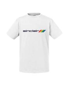 T-shirt Enfant Blanc Sinclair Console Jeux Vidéo Retro Gaming Vintage