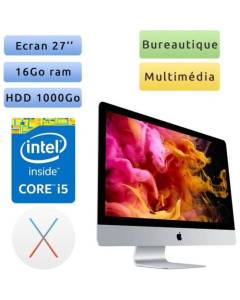 Apple iMac 27'' A1419 (EMC 2546) i5 16Go 1To - iMac13,2 - Unité Centrale Aluminium