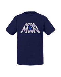T-shirt Enfant Bleu Mega Man Jeux Vidéo Retro Gaming Vintage