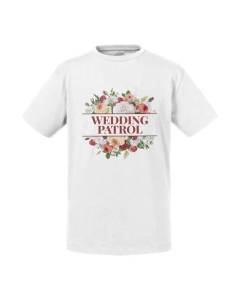 T-shirt Enfant Blanc Wedding Patrol Mariage Mariée Bouquet Fleurs
