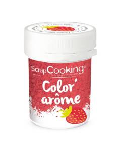 Color'arôme - rose / fraise - 10g - Scrapcooking
