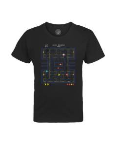 T-shirt Enfant Noir Niveau Jeux Video Retro 8 bits Arcade Video Game Retro Gaming