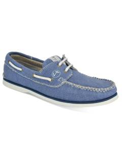 Chaussures bateau Chanvre & Vegan pour homme Seajure Fidden Bleu