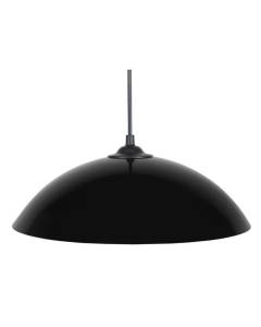TOSEL Suspension 1 lumière - luminaire intérieur - acier noir - Style inspiration nordique - H68cm L29,5cm P29,5cm